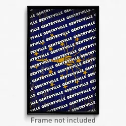Gentryville Indiana Poster (IN City Souvenir 11x17 Town Print)
