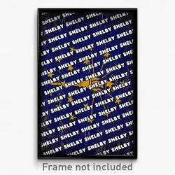 Shelby Indiana Poster (IN City Souvenir 11x17 Town Print)