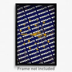 Wingate Indiana Poster (IN City Souvenir 11x17 Town Print)