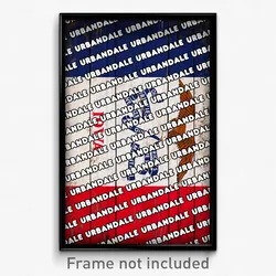Urbandale Iowa Poster (IA City Souvenir 11x17 Town Print)
