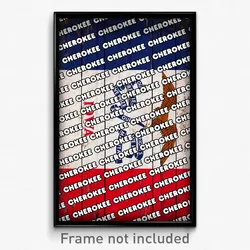 Cherokee Iowa Poster (IA City Souvenir 11x17 Town Print)