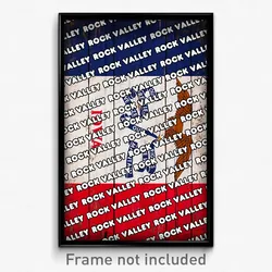 Rock Valley Iowa Poster (IA City Souvenir 11x17 Town Print)