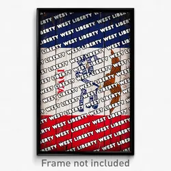 West Liberty Iowa Poster (IA City Souvenir 11x17 Town Print)