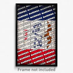 Marengo Iowa Poster (IA City Souvenir 11x17 Town Print)