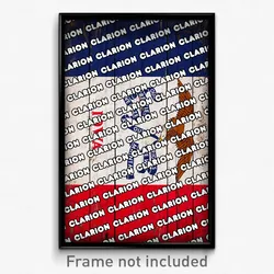 Clarion Iowa Poster (IA City Souvenir 11x17 Town Print)