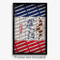 Sigourney Iowa Poster (IA City Souvenir 11x17 Town Print)