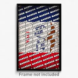 Manson Iowa Poster (IA City Souvenir 11x17 Town Print)