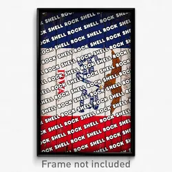 Shell Rock Iowa Poster (IA City Souvenir 11x17 Town Print)