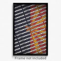 Cottonwood Arizona Poster (AZ City Souvenir 11x17 Town Print)