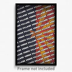 Verde Village Arizona Poster (AZ City Souvenir 11x17 Town Print)