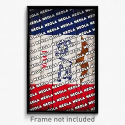 Neola Iowa Poster (IA City Souvenir 11x17 Town Print)