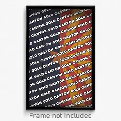 Gold Canyon Arizona Poster (AZ City Souvenir 11x17 Town Print)