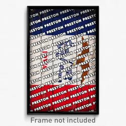 Preston Iowa Poster (IA City Souvenir 11x17 Town Print)