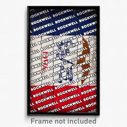 Rockwell Iowa Poster (IA City Souvenir 11x17 Town Print)