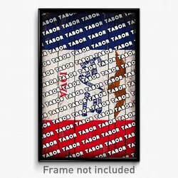 Tabor Iowa Poster (IA City Souvenir 11x17 Town Print)