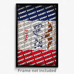 Sidney Iowa Poster (IA City Souvenir 11x17 Town Print)