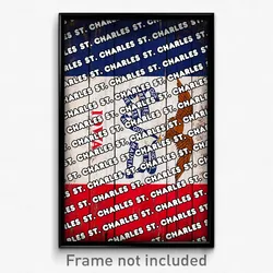 St. Charles Iowa Poster (IA City Souvenir 11x17 Town Print)