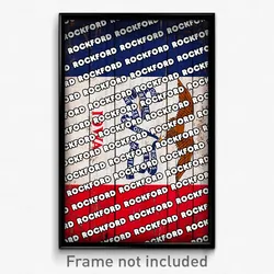 Rockford Iowa Poster (IA City Souvenir 11x17 Town Print)