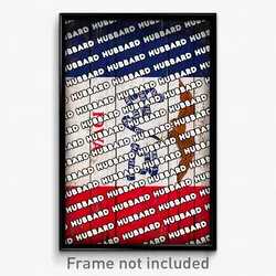 Hubbard Iowa Poster (IA City Souvenir 11x17 Town Print)