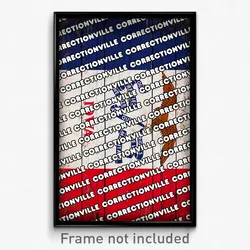 Correctionville Iowa Poster (IA City Souvenir 11x17 Town Print)