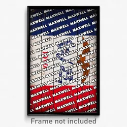 Maxwell Iowa Poster (IA City Souvenir 11x17 Town Print)