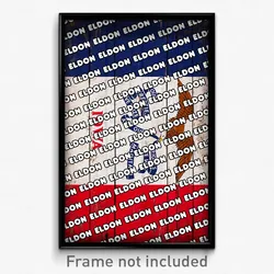 Eldon Iowa Poster (IA City Souvenir 11x17 Town Print)