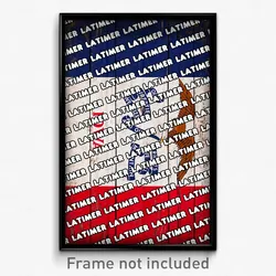Latimer Iowa Poster (IA City Souvenir 11x17 Town Print)