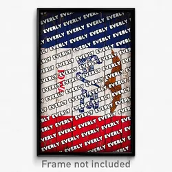 Everly Iowa Poster (IA City Souvenir 11x17 Town Print)
