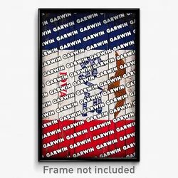 Garwin Iowa Poster (IA City Souvenir 11x17 Town Print)