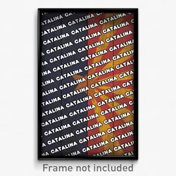 Catalina Arizona Poster (AZ City Souvenir 11x17 Town Print)
