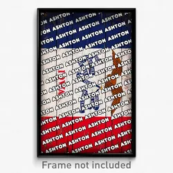 Ashton Iowa Poster (IA City Souvenir 11x17 Town Print)