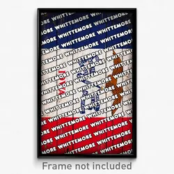 Whittemore Iowa Poster (IA City Souvenir 11x17 Town Print)