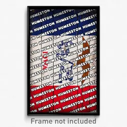Humeston Iowa Poster (IA City Souvenir 11x17 Town Print)