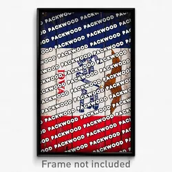Packwood Iowa Poster (IA City Souvenir 11x17 Town Print)