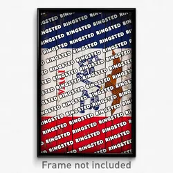 Ringsted Iowa Poster (IA City Souvenir 11x17 Town Print)