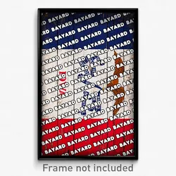 Bayard Iowa Poster (IA City Souvenir 11x17 Town Print)
