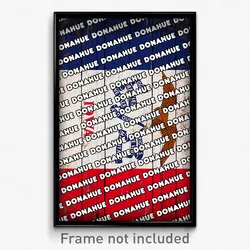 Donahue Iowa Poster (IA City Souvenir 11x17 Town Print)