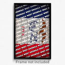 West Okoboji Iowa Poster (IA City Souvenir 11x17 Town Print)