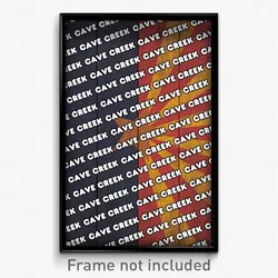 Cave Creek Arizona Poster (AZ City Souvenir 11x17 Town Print)