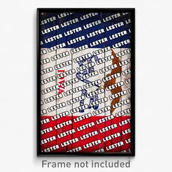 Lester Iowa Poster (IA City Souvenir 11x17 Town Print)