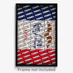 Terril Iowa Poster (IA City Souvenir 11x17 Town Print)