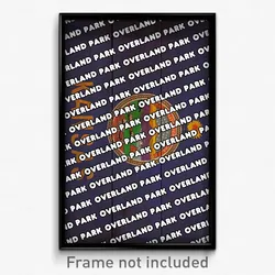 Overland Park Kansas Poster (KS City Souvenir 11x17 Town Print)