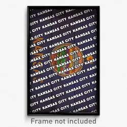 Kansas City Kansas Poster (KS City Souvenir 11x17 Town Print)