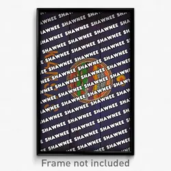 Shawnee Kansas Poster (KS City Souvenir 11x17 Town Print)