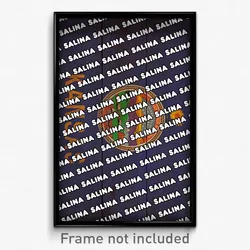 Salina Kansas Poster (KS City Souvenir 11x17 Town Print)