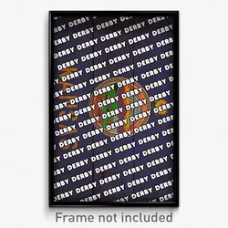 Derby Kansas Poster (KS City Souvenir 11x17 Town Print)