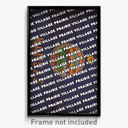 Prairie Village Kansas Poster (KS City Souvenir 11x17 Town Print)