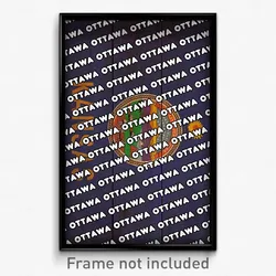 Ottawa Kansas Poster (KS City Souvenir 11x17 Town Print)