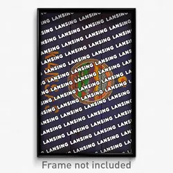 Lansing Kansas Poster (KS City Souvenir 11x17 Town Print)