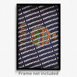 Coffeyville Kansas Poster (KS City Souvenir 11x17 Town Print)